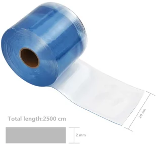 vidaXL Folia paskowa do kurtyny PVC, 2 mm x 200 mm, 25 m vidaXL - Akcesoria do wystroju okien - miniaturka - grafika 6