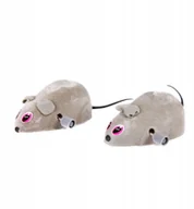 Zabawki dla kotów - Chico Zabawka dla kota Myszki nakręcane 2szt. 7cm - miniaturka - grafika 1
