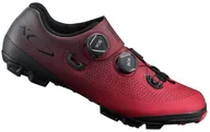 Buty rowerowe - Shimano Buty rowerowe MTB SH-XC701SR czerwone - miniaturka - grafika 1
