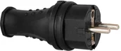 Kostki, złączki, wtyczki - Wtyczka Gumowa 16A 230V IP44 hermetyczna AEI602277 - miniaturka - grafika 1