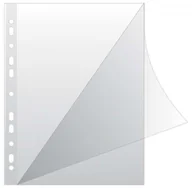 Koszulki na dokumenty - Q-Connect Koszulki na dokumenty typ L, PP, A4, krystal, 100mikr., 100szt., transparentna KF18045 - miniaturka - grafika 1