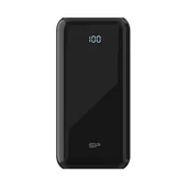 Powerbanki - Silicon Power Powerbank GS15 20000mAh 2xUSB A, 1x mUSB + 1x USB C, czarny SP20KMAPBKGS150K - miniaturka - grafika 1