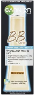 Garnier Upiększający krem BB 5 w 1 skóra mieszana i tłusta cera śniada 40 ml - Kremy BB - miniaturka - grafika 3