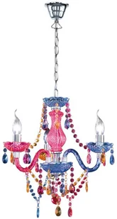 Reality Leuchten Kolorowy żyrandol PERDITA z akrylową draperią - Lampy sufitowe - miniaturka - grafika 2