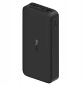 Powerbanki - Xiaomi Redmi Fast Charge Power Bank 20000 mAh Black - miniaturka - grafika 1