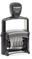 Numeratory - Trodat Numerator 5558/PL 8/5mm z płytką tekstową 56x33 PROFESSIONAL LINE - miniaturka - grafika 1