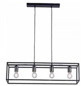 Lampy sufitowe - Leuchten Direkt 15854-18 - Żyrandol na lince FABIO 4xE27/60W/230V - miniaturka - grafika 1