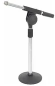 Statywy i uchwyty do lamp - QTX qtx Statyw mikrofonowy Mic Stand + Boom Arm 952.336UK - miniaturka - grafika 1