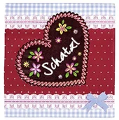 Kinder party - Staedter domowych schatzl impreza i-serwetki koktajlowe, czerwony, 20 337145 - miniaturka - grafika 1