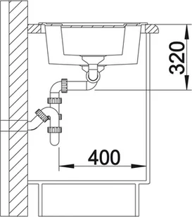 Blanco METRA 6 SZAROŚĆ SKAŁY 518875 - Zlewozmywaki - miniaturka - grafika 5