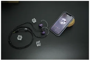 KINERA Queen of Audio Pink Lady Czarny - Słuchawki - miniaturka - grafika 5