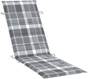 vidaXL Leżak bujany z poduszką, lite drewno tekowe 3063347 - Leżaki ogrodowe - miniaturka - grafika 9