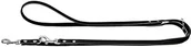 Smycze dla psów - Hunter regulowane hundefuehr lina nowoczesna sztuka wykonana ze skóry syntetycznej, czarny - miniaturka - grafika 1
