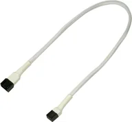 Kable komputerowe i do monitorów - Nanoxia Kabel zasilający 3-Pin Molex przedłużacz 30 cm white - 900400000 - miniaturka - grafika 1