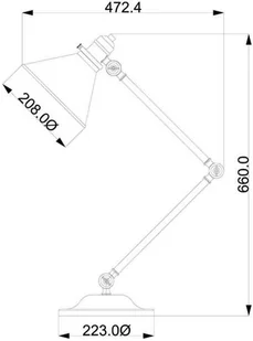 Elstead Lighting Lampka stołowa 1pł PV/TL CPR PROVENCE ELSTEAD LIGHTING - Lampy stojące - miniaturka - grafika 4
