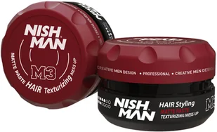 Nishman Nishman Hair Styling M3 Texturizing Mess Up Pomada woskowa teksturyzjąca do włosów dla mężczyzn 100ml 16488 - Pomada do włosów Nishman Nishman Hair Styling M3 Texturizing Mess Up Pomada woskowa teksturyzjąca do włosów dla mężczyzn 100ml 16488 - Pomada do włosów - miniaturka - grafika 1