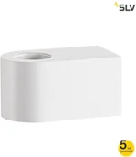Lampy ścienne - Spotline SLV FITU CUBE WL wewnętrzna lampa ścienna natynkowa E27 biała 1004739 - miniaturka - grafika 1