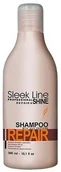 Szampony do włosów - Stapiz Sleek Line Repair Shampoo szampon z jedwabiem do włosów zniszczonych 300ml 38095-uniw - miniaturka - grafika 1