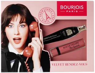Bourjois Velvet Rendez-Vous Zestaw Twist Up The Volume Maskara do rzęs 1 szt. + Rouge Velvet Pomadka do ust nr 02 - Zestawy kosmetyków męskich - miniaturka - grafika 2
