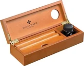 Inne - Diplomat d10276954 stal drewno Czereśnia kasety z atramentem szkło stal drewno kaseta Czereśnia d10276954 - miniaturka - grafika 1