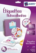 Dodatki do drukarek i skanerów - Avery etykiety adresowe do druku atramentowego 199,6 X 289,1 MM 10 sztuk J8167-12 - miniaturka - grafika 1