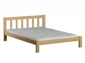 Łóżka - Magnat Meble Łóżko sosnowe Ofelia 160x200 orzech - miniaturka - grafika 1