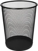 Kosze biurowe - MEMOBE Kosz na śmieci 18l czarny siatka metal Memobe - miniaturka - grafika 1