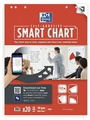 Papier do drukarek - Oxford OXFORD 400096276 wielu innych Smart Chart blanko samoprzylepna perforowana 60 x 80 cm z uniwersalnymi otworami scribzee kompatybilny  jako pomoc w klasie Meeting biurowych 400096276 - miniaturka - grafika 1