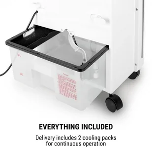 Wentylator OneConcept OneConcept Baltic Blue schładzacz powietrza wentylator 65 W400 m/godz. pilot ACO-BALTIC-BLUE - Wentylatory - miniaturka - grafika 7