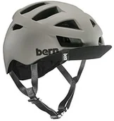 Kaski rowerowe - Bern All, kask rowerowy dla mężczyzn, szary, S/M BM06ZMSND01_Matte Sand_S-M - miniaturka - grafika 1