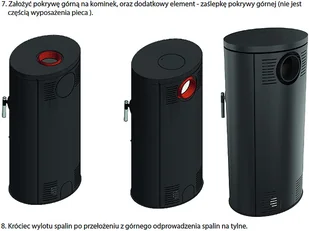 Ekoprojekt 300 Piec wolnostojący koza 10kW AB z panelami kaflowymi biały spełnia anty-smogowy 30065535 - Piece wolnostojące - miniaturka - grafika 15