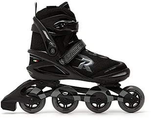 Roces Unisex łyżworolki dla dorosłych Pic TIF, czarno-jasnoszare, 40 400851 - Rolki - miniaturka - grafika 2