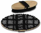 Szczotki dla konia - York Szczotka Karo - czarno-szara - miniaturka - grafika 1