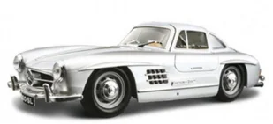 Bburago Mercedes-Benz 300SL 1954 Silver 1:24 - Samochody i pojazdy dla dzieci - miniaturka - grafika 2