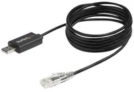 Kable USB - StarTech com 6 ft. / 1.8 m Cisco USB Console Cable - USB to RJ45 - 460Kbps - serial cable - 1.8 m - black ICUSBROLLOVR - miniaturka - grafika 1