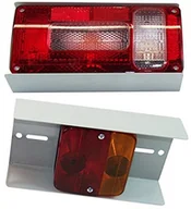 Koszyki rowerowe - Berger & Schröter Berger + schröter 31408 zestaw pojemników na oświetlenie dla osób noszących tylną kosz, szary 31408 - miniaturka - grafika 1