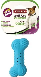 Zolux zabawka kauczukowa kość chrupiąca 17 cm różne kolory - Zabawki dla psów - miniaturka - grafika 2