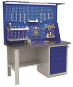 Stoły warsztatowe - Valberg Stół warsztatowy WTS 160.F2/WS6.021 WTS 160.F2/WS6.021 - miniaturka - grafika 1