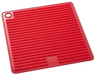 Podstawki pod garnki - Mastrad f83415 podstawki, silikonowe garnków, czerwony, 0,5 x 18 x 18 cm F83415 - miniaturka - grafika 1