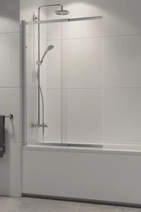 New Trendy parawan nawannowy Sensi 100 cm, wys. 150 cm, szkło czyste 5 mm P-0038 - Parawany nawannowe - miniaturka - grafika 2