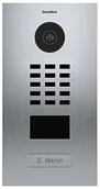 Domofony - Door Bird IP wideo-domofon, LAN, jednostka zewnętrzna D2101V, dla domu rodzinnego, stal nierdzewna D2101V - miniaturka - grafika 1