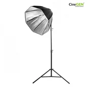 Inne akcesoria studyjne - CineGEN Zestaw 2 lamp światła stałego SOFTBOX octa 60cm 85W 290cm CLAROOM-O6815 - miniaturka - grafika 1