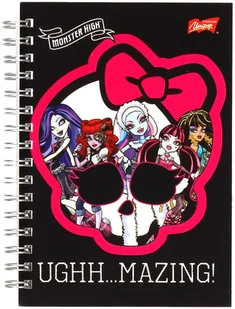 St.majewski St. Spółka Akcyjna Sp.k. St. pamiętnik na spirali, Monster High, format A6 - Zabawki kreatywne - miniaturka - grafika 2