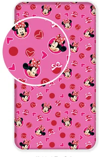 JF Prześcieradło Bawełniane Minnie Hearts 02 90x200 cm MINNIE HEARTS 02 - Prześcieradła dla dzieci JF Prześcieradło Bawełniane Minnie Hearts 02 90x200 cm MINNIE HEARTS 02 - Prześcieradła dla dzieci - miniaturka - grafika 1