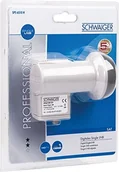 Konwertery satelitarne - Schwaiger GmbH Schwaiger Single-LNB przeznaczony do instalacji SAT-einteilnehmer jasnoszary 4004005528305 - miniaturka - grafika 1