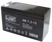 Baterie do zasilaczy awaryjnych UPS - megaBAT Akumulator Vrla bezobsługowy Agm 12V 7,2Ah - miniaturka - grafika 1