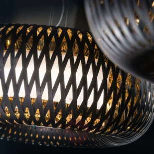 Slamp Kalatos lampa wisząca, czarna/złota/biała - Lampy sufitowe - miniaturka - grafika 7