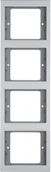Klawisze i ramki - Hager Polo sp. z o.o. K.5 Ramka 4-krotna pionowa 13437003 - miniaturka - grafika 1
