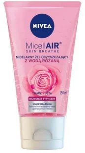 Nivea MicellAir Micelarny żel do mycia twarzy z wodą różaną 150 ml - Żele do mycia twarzy - miniaturka - grafika 4