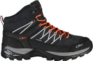Buty trekkingowe męskie - CMP Campagnolo Campagnolo Rigel WP Buty trekkingowe Mid Mężczyźni, zielony/czarny EU 43 2022 Trapery turystyczne 3Q12947-56UE-43 - miniaturka - grafika 1